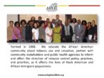African American Tobacco Control Leadership Council (AATCLC) Policy Platform Presentation, September 02, 2020