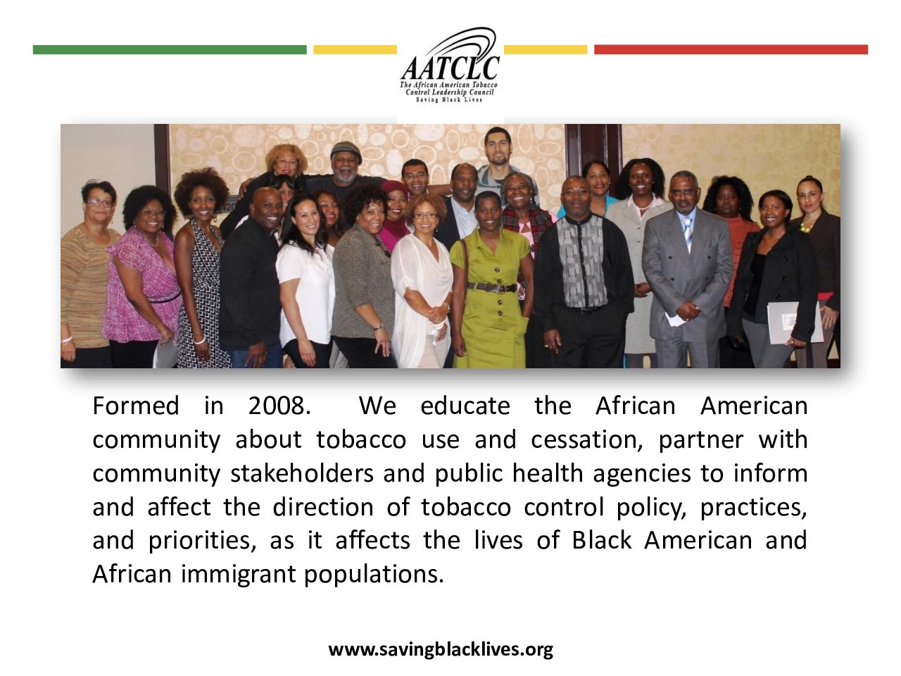 African American Tobacco Control Leadership Council (AATCLC) Policy Platform Presentation, September 02, 2020