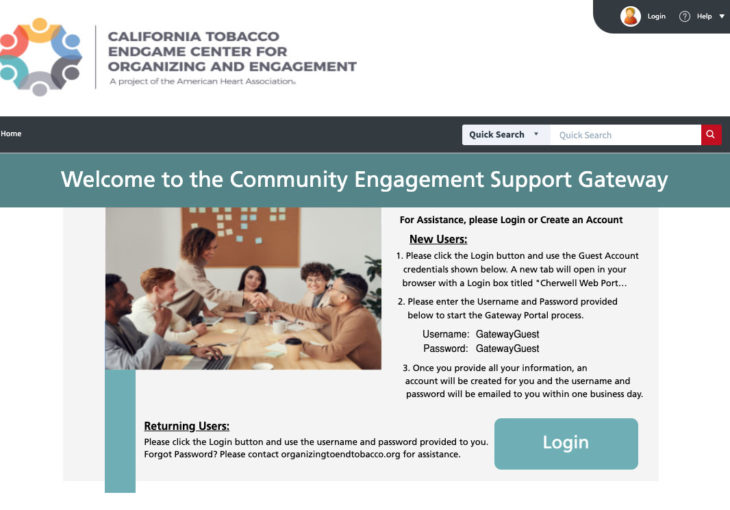 Community Engagement Support Gateway