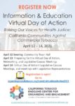 I&E Virtual Day of Action 2021 – Register Now Flyer