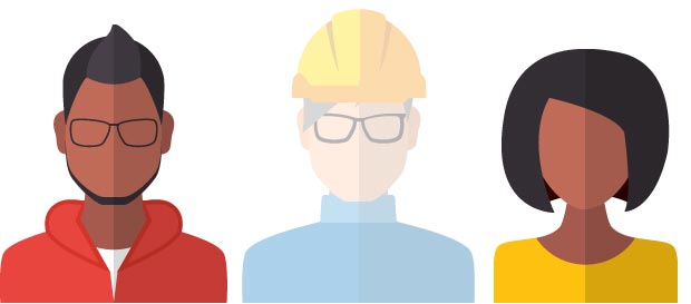 People in workforce icon
