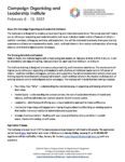 Campaign Organizing and Leadership Institute Flyer Feb 2022