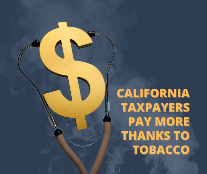FB and IG California Taxpayers pay more thanks to tobacco.