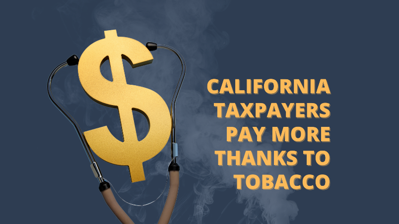Twitter California Taxpayers pay more thanks to tobacco.