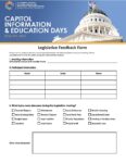 Capitol I & E Days 2023 Legislative Feedback Form