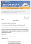 Sample Legislative Letter of Support