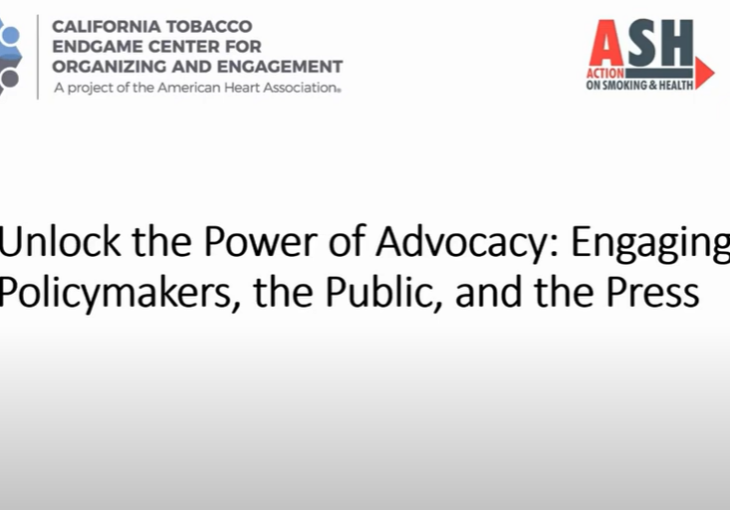 Engaging the Public, Policy Makers, and the Press Webinar